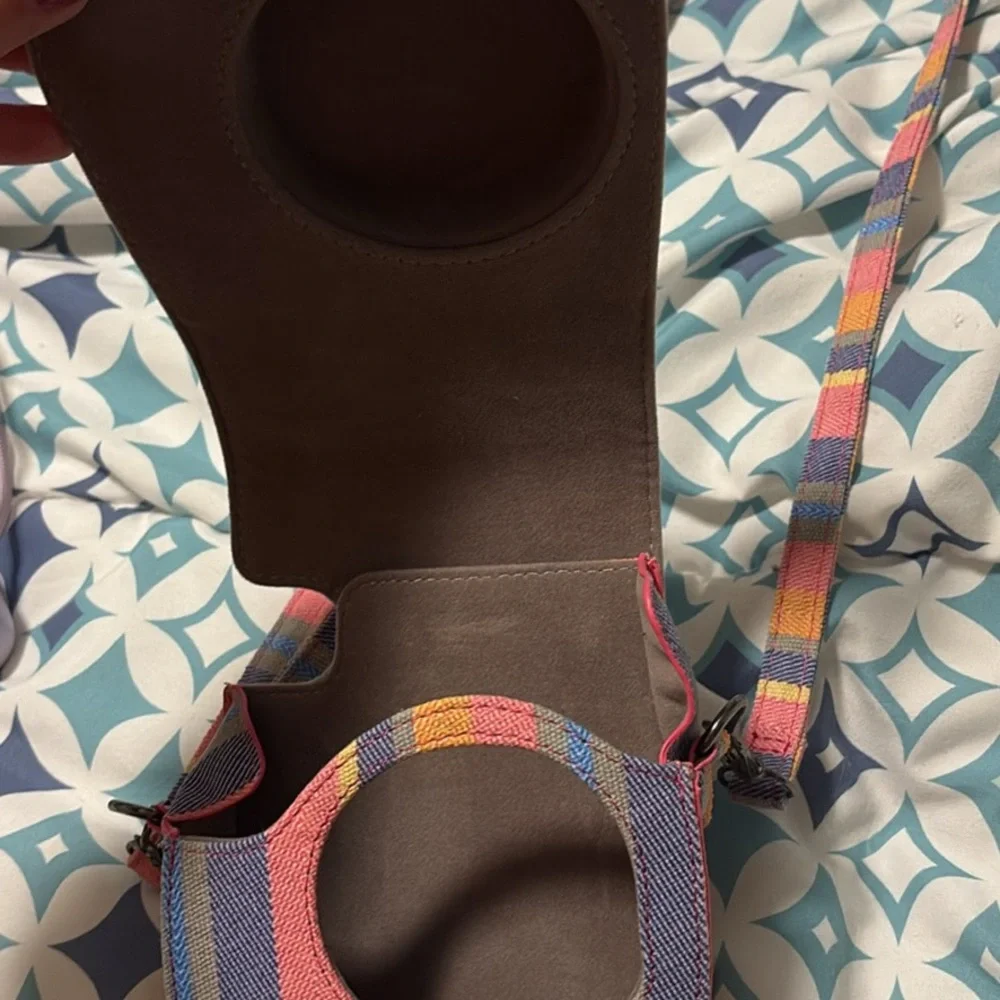 Colorful Striped Crossbody Bag